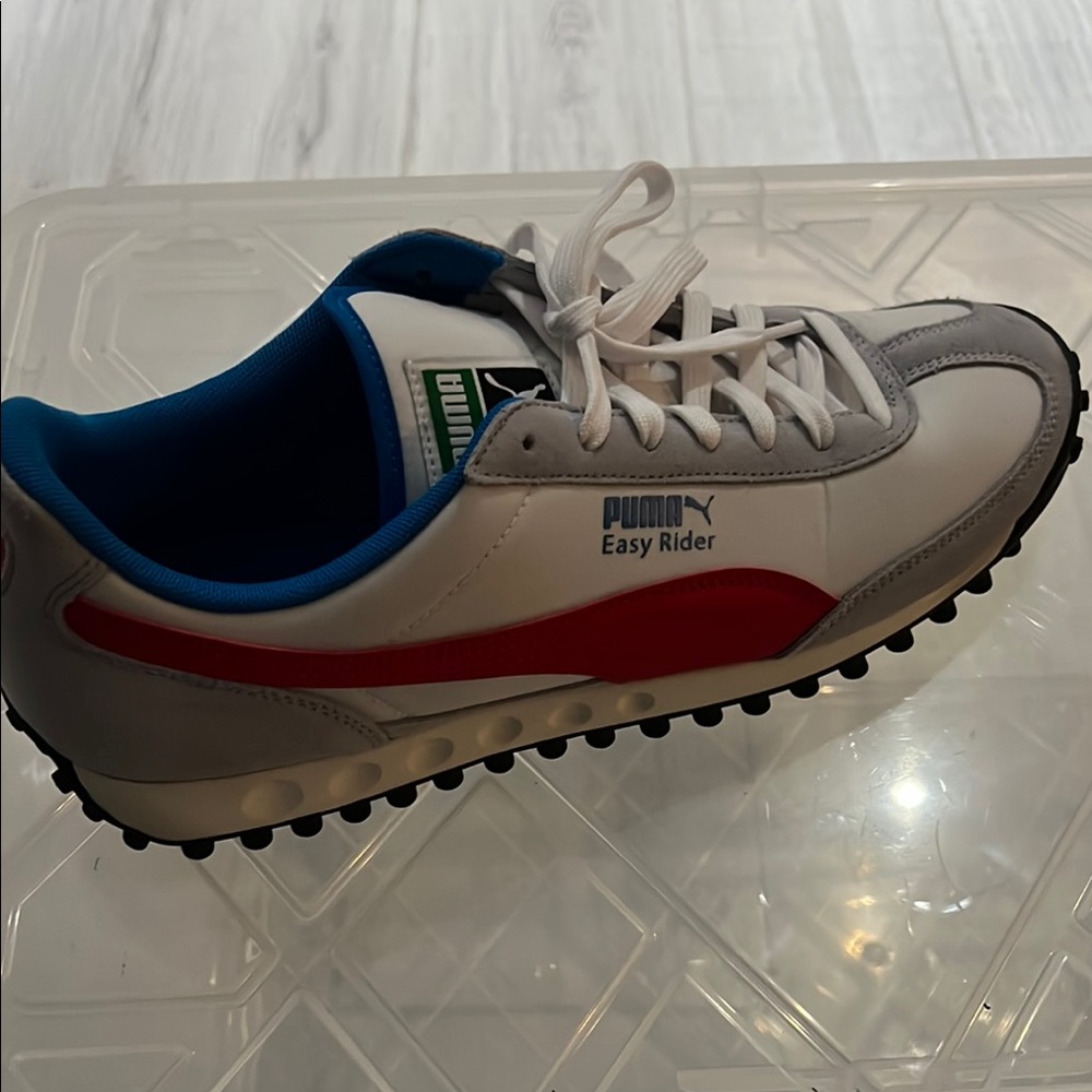 Puma Easy Rider Sneakers - Red, White, and Gray